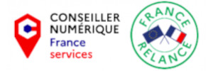 Logos Conseiller Numérique France Services et France Relance